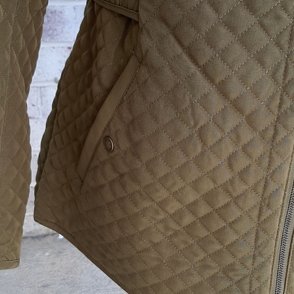 NWOT Liz Claiborne olive green outerwear jacket - Picture 3 of 13